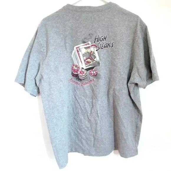 Tommy Bahama Other - Tommy Bahama High Steaks Grey Crewneck T Shirt Men's Size XL